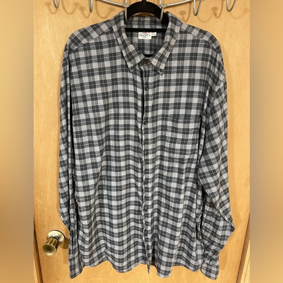 Faherty - Everyday Button-Down Collar Checked Stretch-Cotton Shirt - Picture 2 of 6